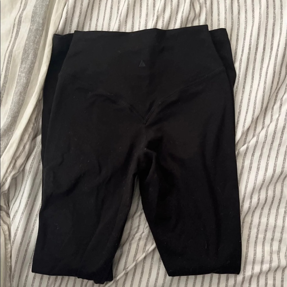 *** SOLD ON MERCARI ***Black balance athletica cloud legging, triangle logo